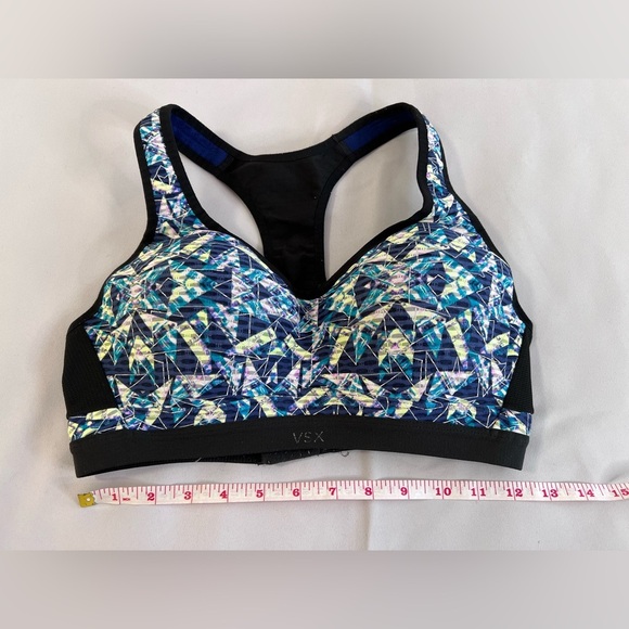 Victoria’s Secret VSX Sport Multi Color Racerback Bra w/ Underwire Size 34C - Picture 5 of 8